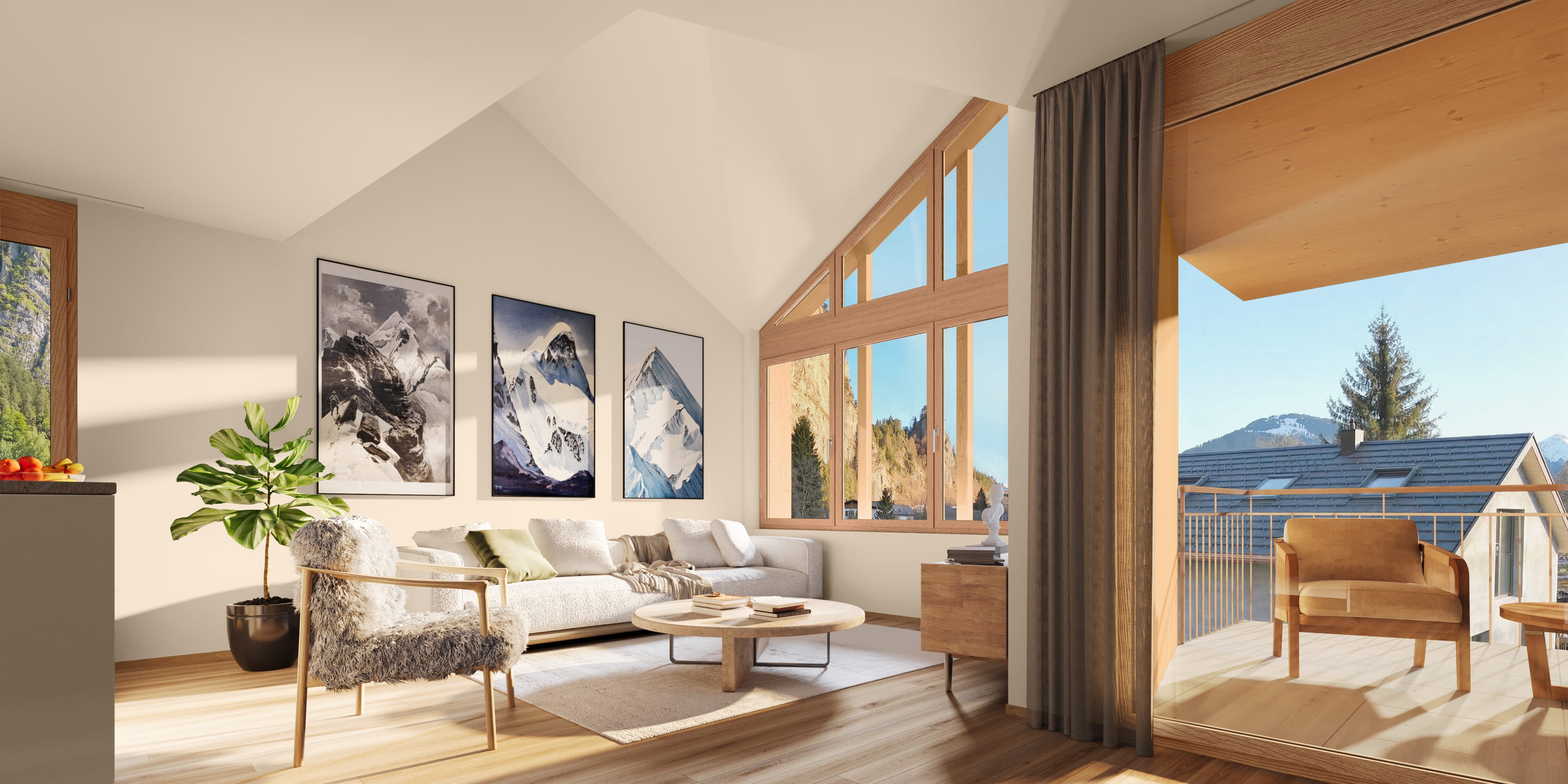 5.5-Zimmer Neubauwohnung mit Minergie-P in Trin Mulin