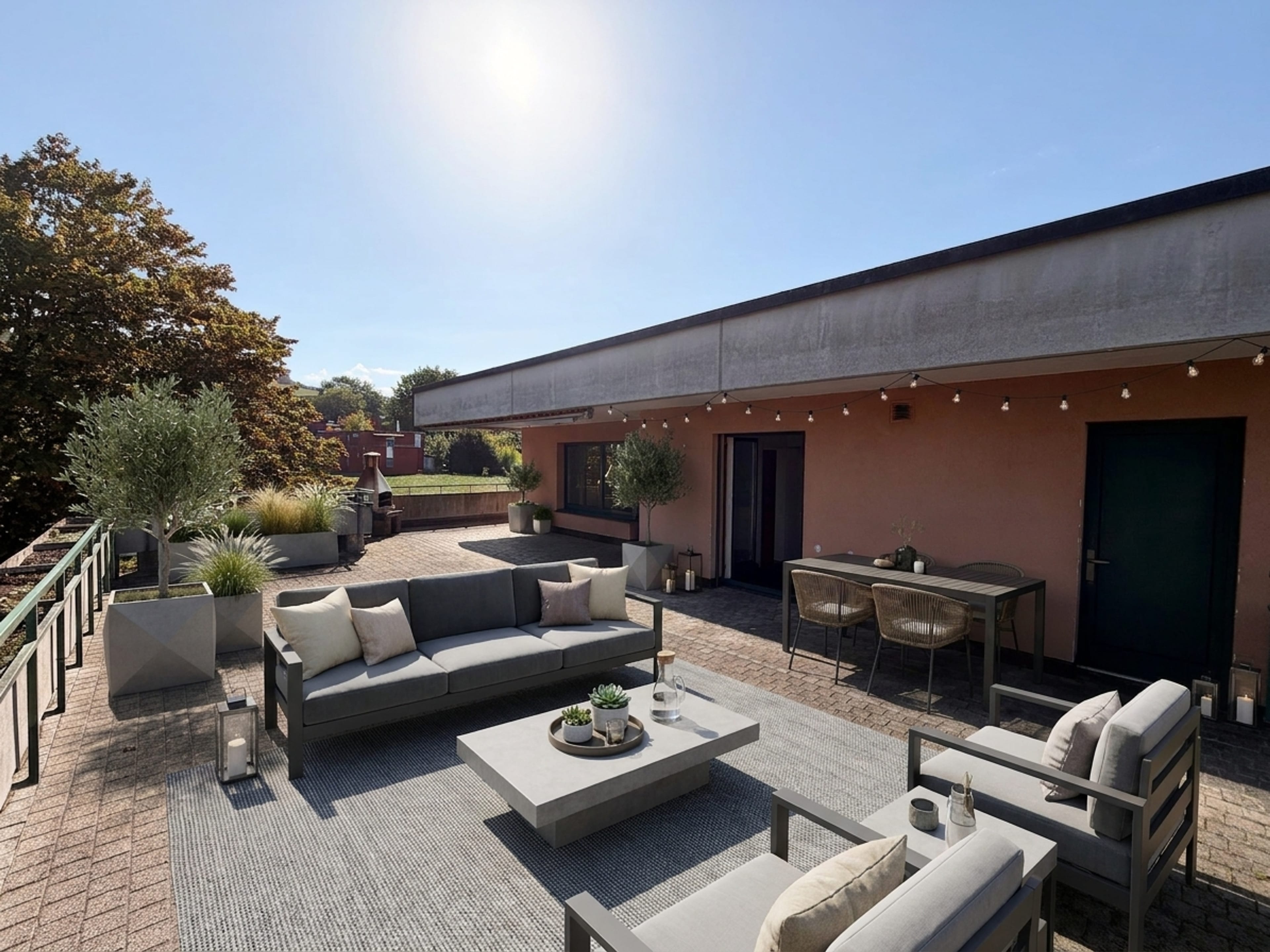 4-Zimmer-Attikawohnung mit 85 m² Terrasse in Urdorf kaufen - 1