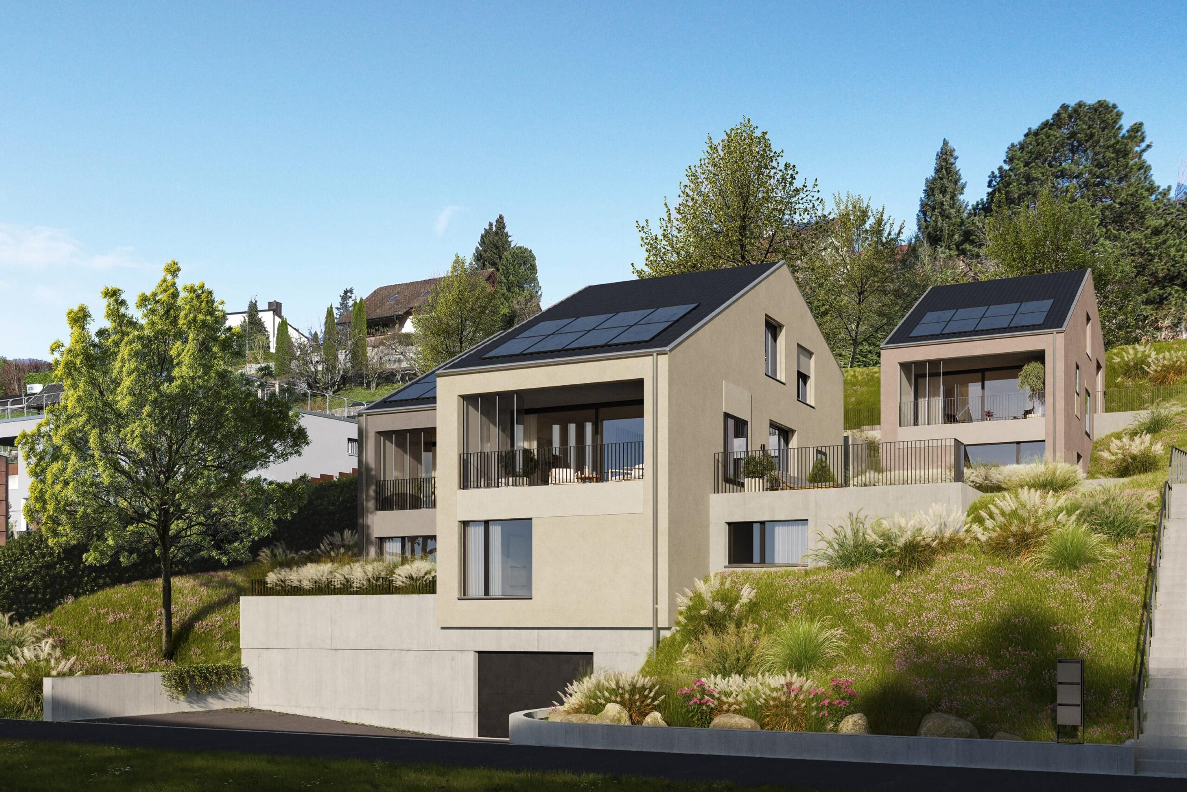Neubau: Modernes Bijou an Top-Lage mit Ausbau nach Wunsch