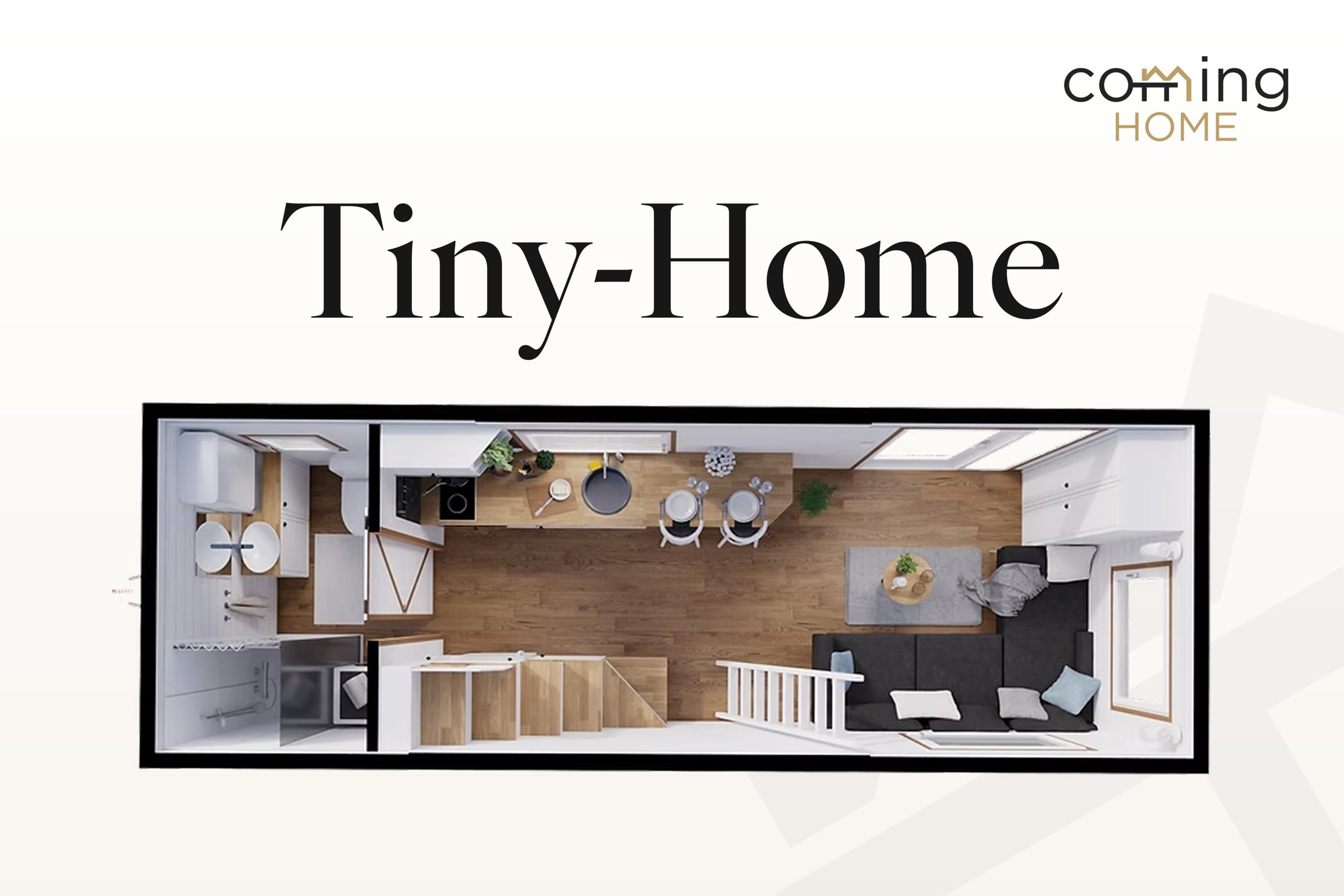 Neuwertiges 1.5-Zimmer Tiny-Home mit Schlafgalerie in Brig kaufen
