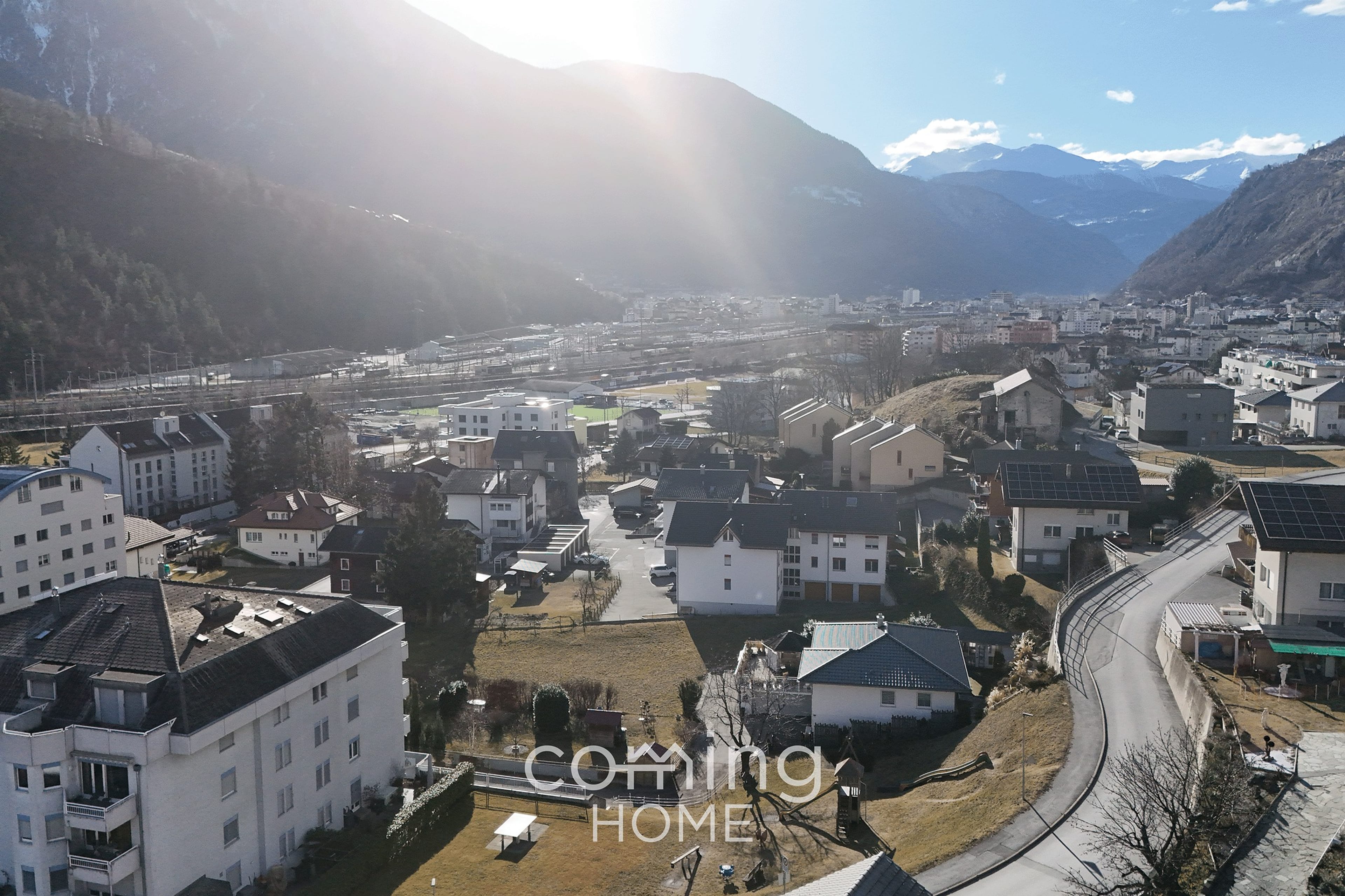 Bauland mit 2119 m² und Bergsicht in Naters kaufen