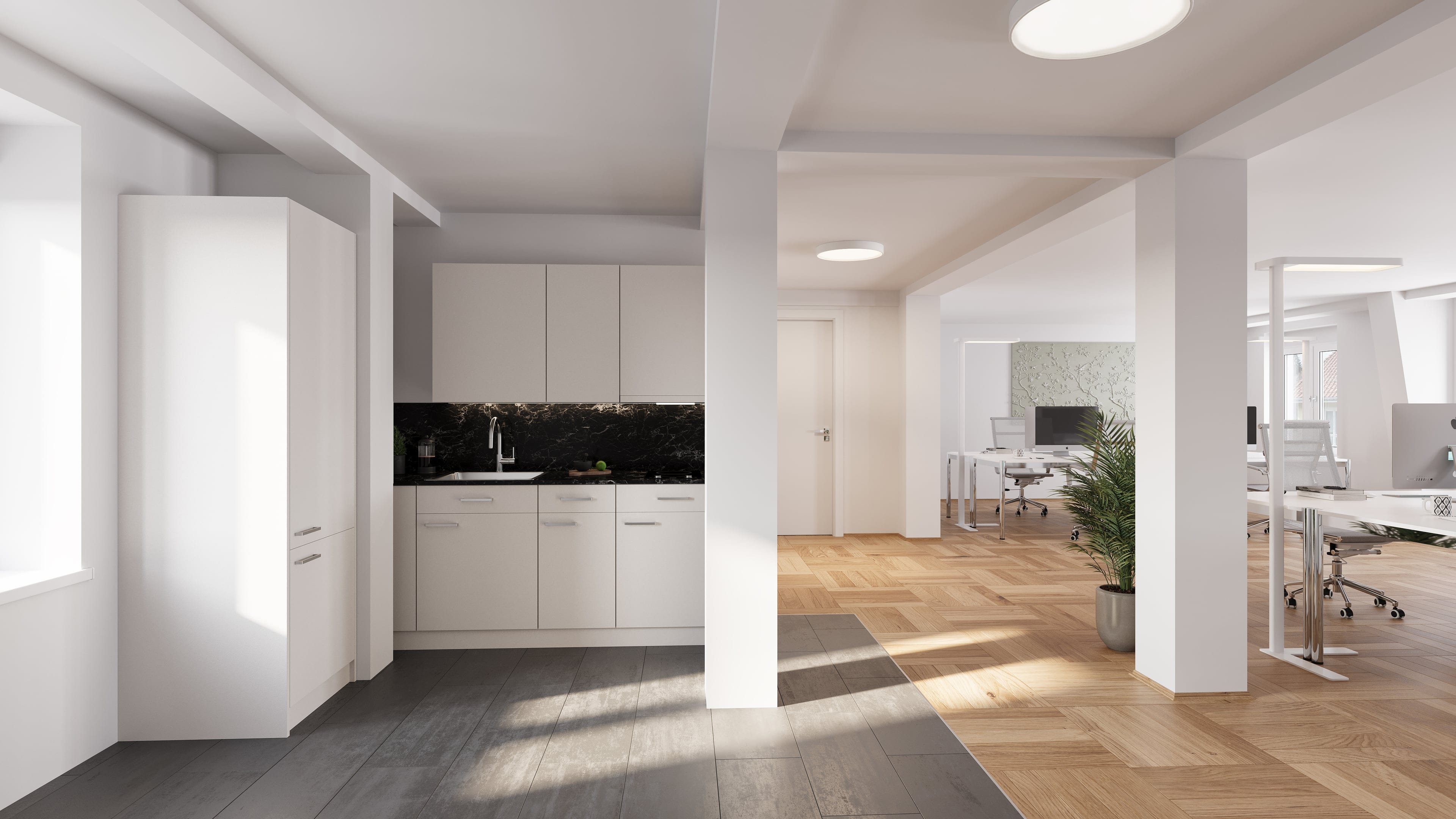 135 m² Büro im 4. OG am Bahnhof Enge in Zürich mieten - 2