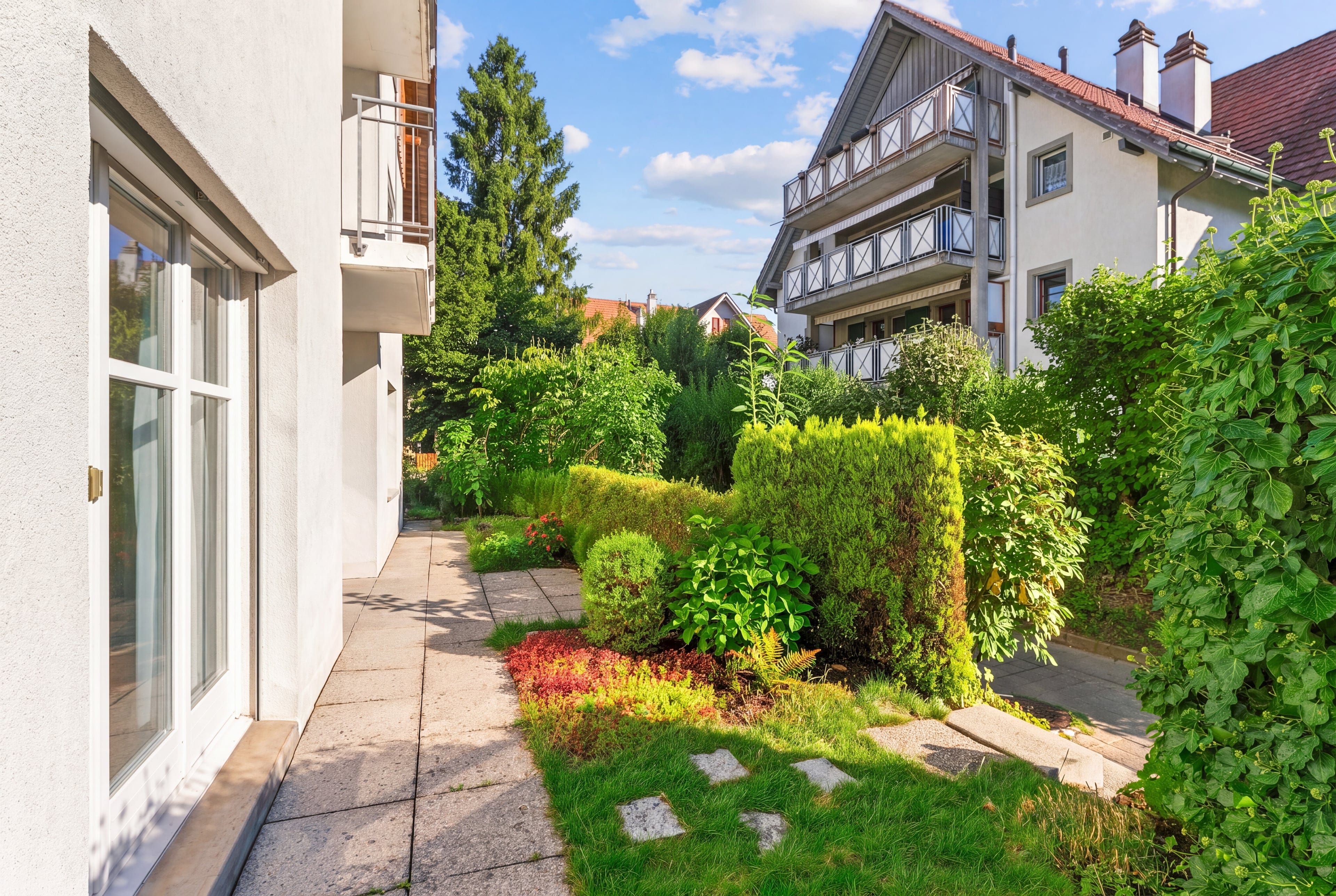 3.5-Zimmer-Gartenwohnung mit Cheminée in Jonen - 10