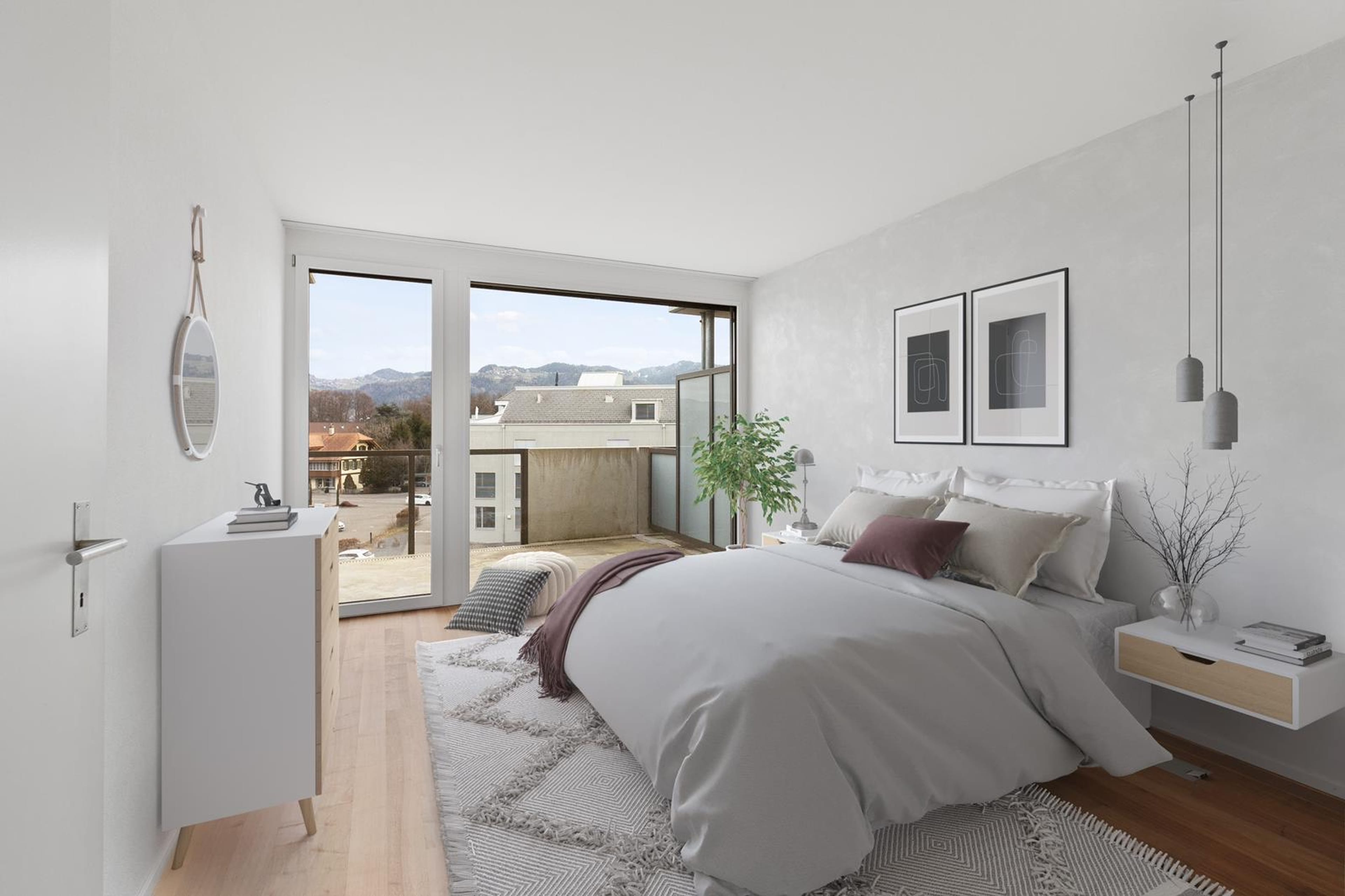 4.5-Zimmer-Penthouse mit 2 Terrassen in Gwatt (Thun) mieten - 6