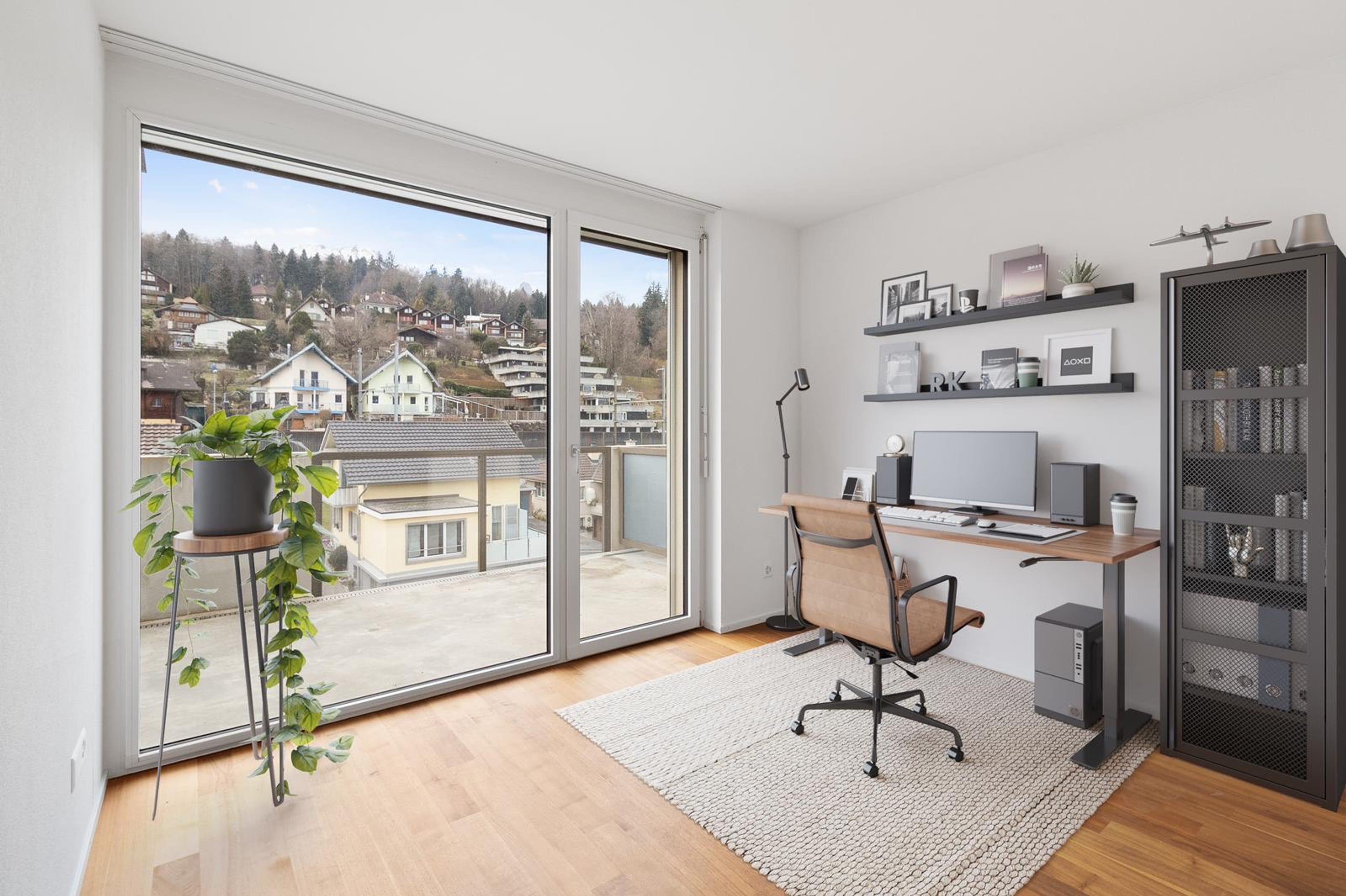 4.5-Zimmer-Attikawohnung mit 2 Terrassen in Gwatt (Thun) mieten - 5