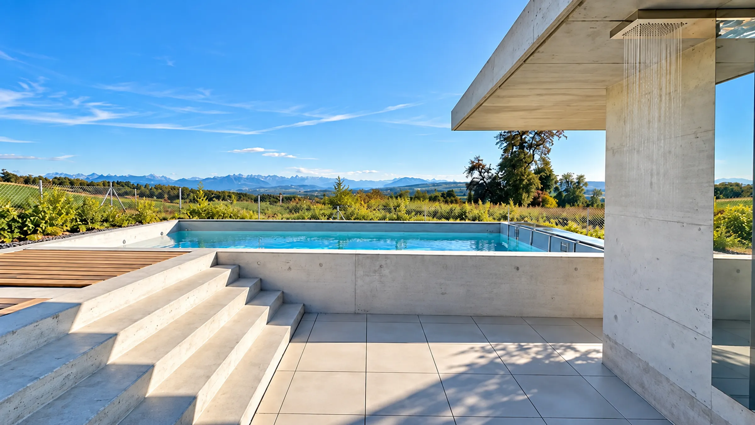 3.5-Zimmer-Attikawohnung mit Weitsicht & Pool in Oberwil-Lieli - 1