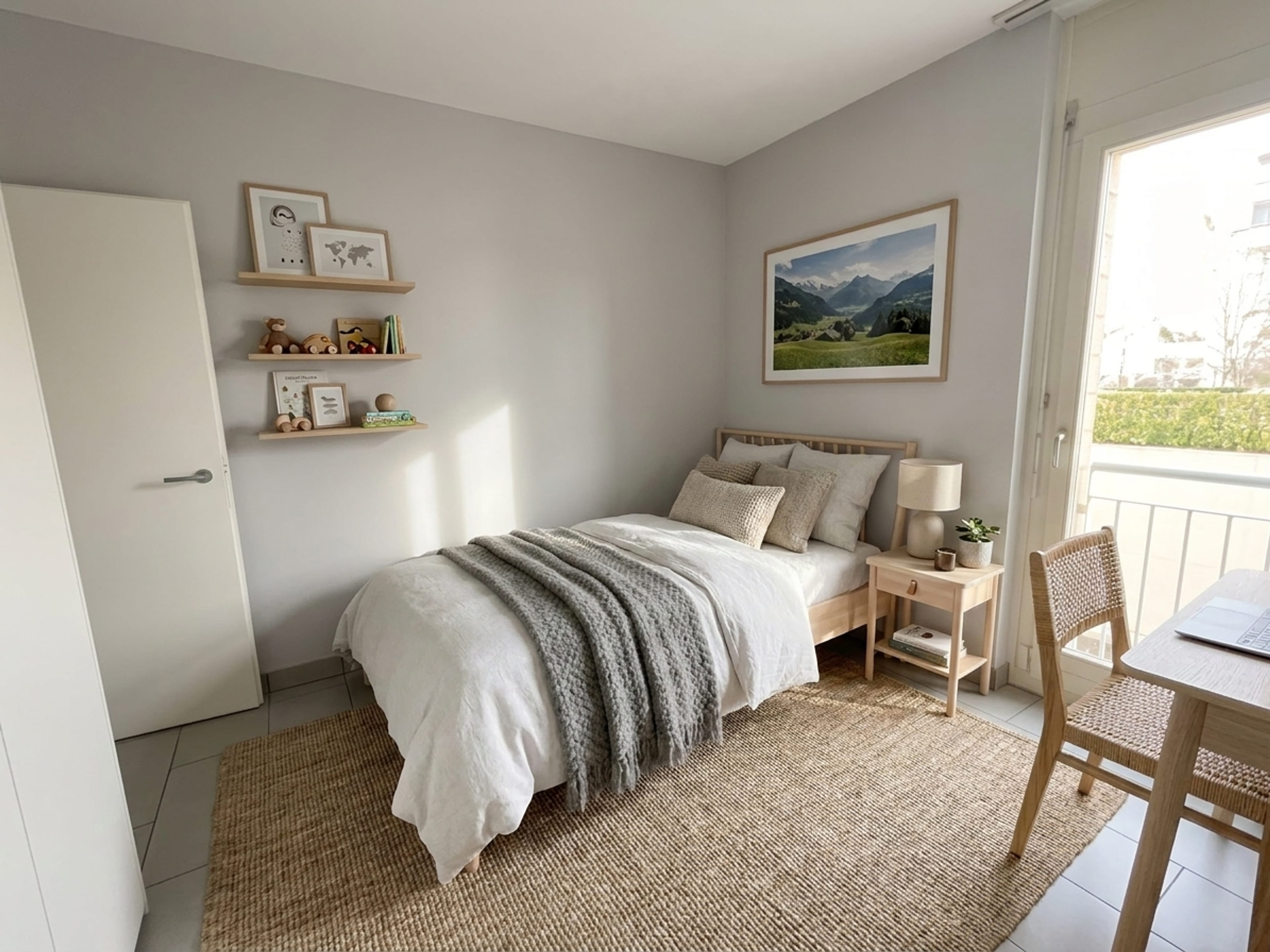 4.5 locali con ampio balcone e vista a Bellinzona - mieten - 7