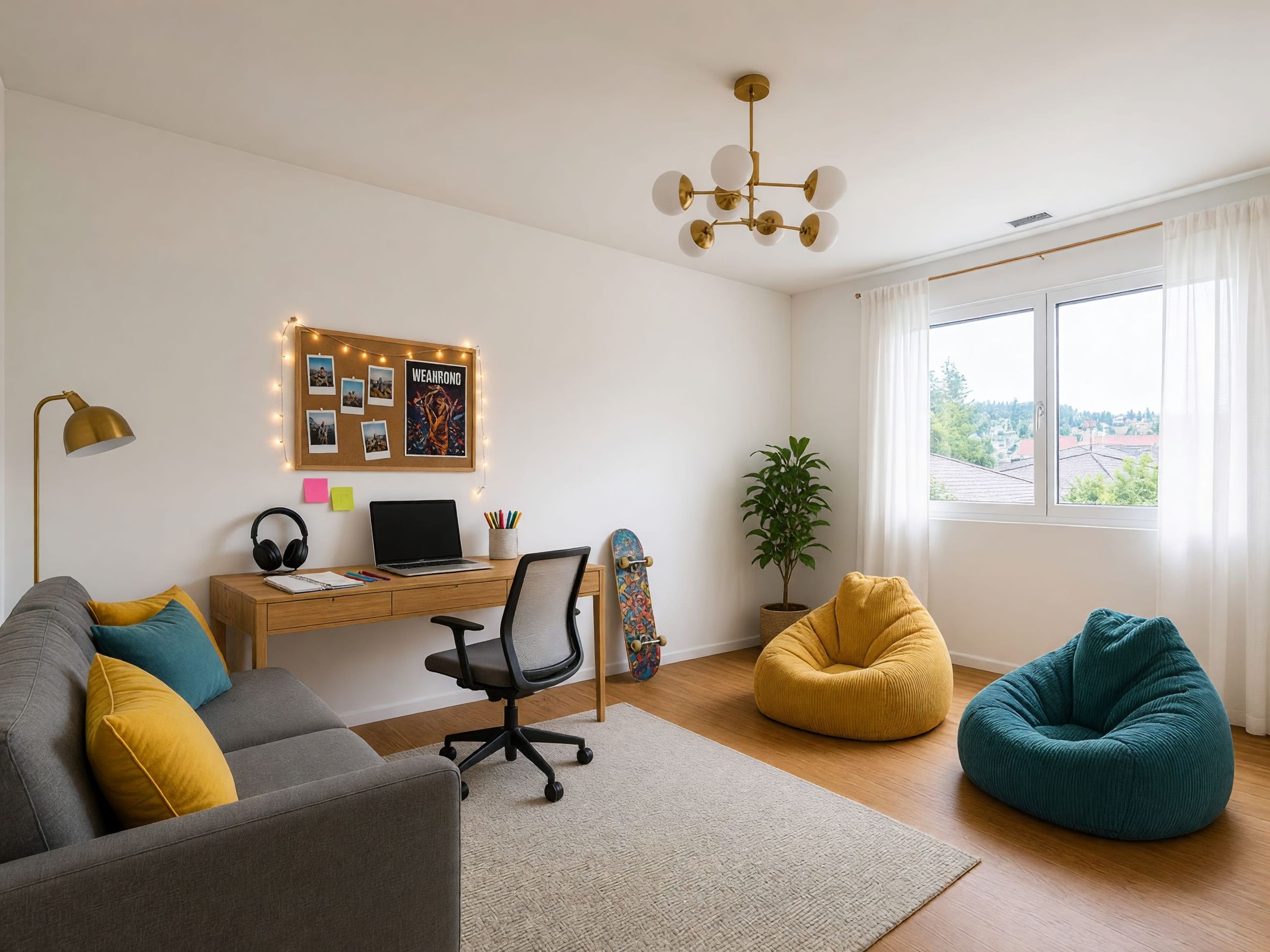 GEDECKTER BALKON MIT WEITBLICK INS GRÜNE - 7