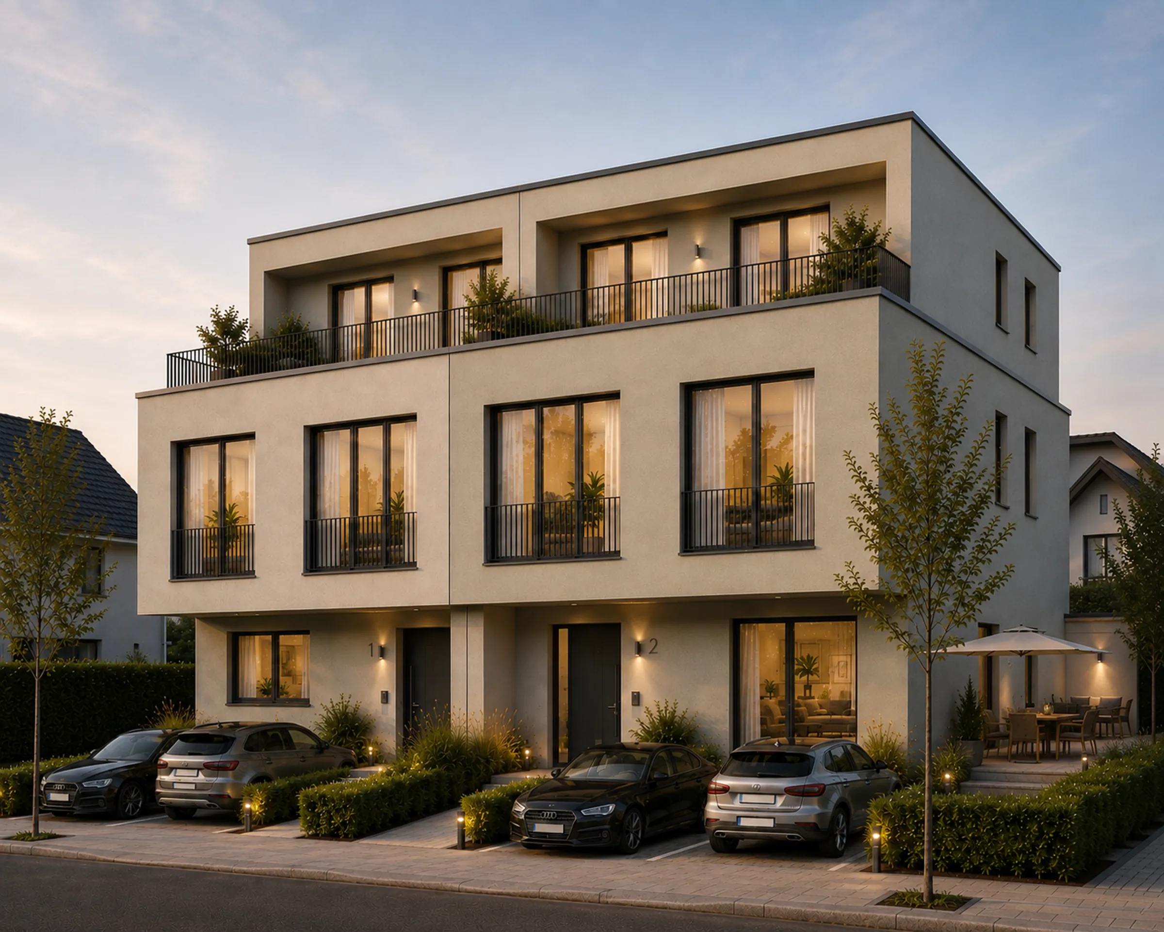 Exklusives Neubau-Doppeleinfamilienhaus in Reinach AG – modernes Wohnen mit viel Platz - 2