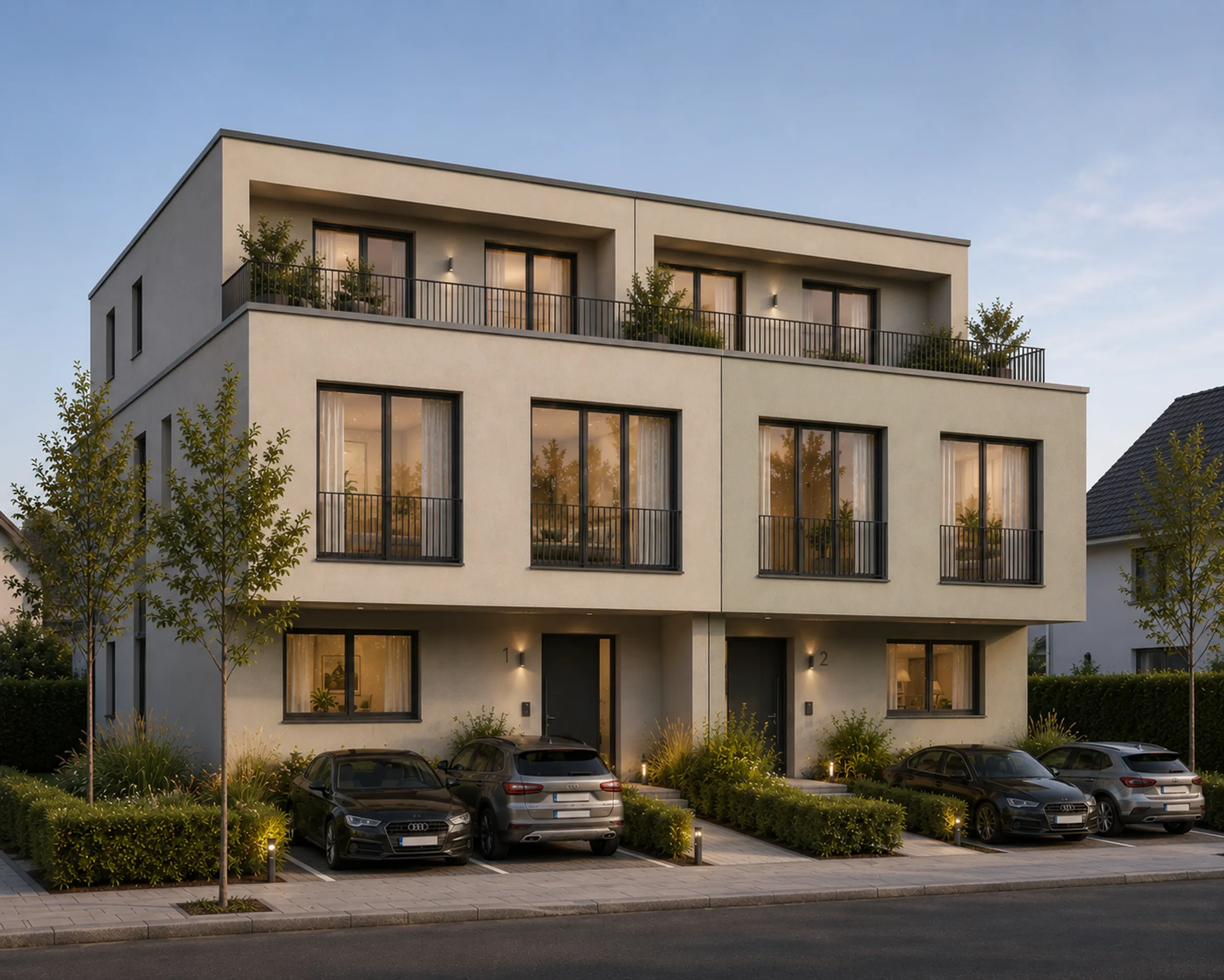 Exklusives Neubau-Doppeleinfamilienhaus in Reinach AG – modernes Wohnen mit viel Platz - 3