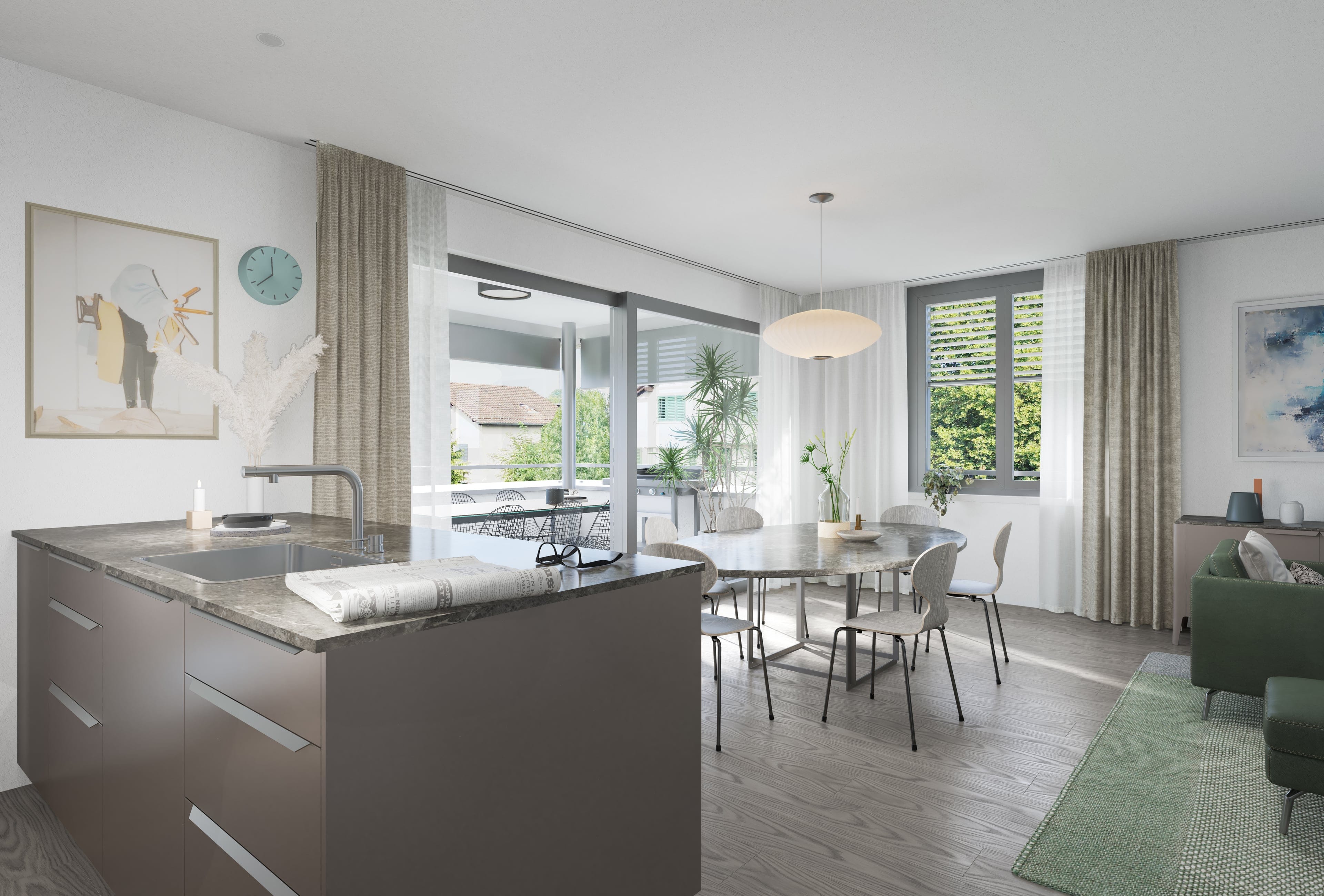 Ankommen. Aufatmen. Zuhause sein. – Stilvolle 3.5-Zimmer-Wohnung in Baar - Bild 4
