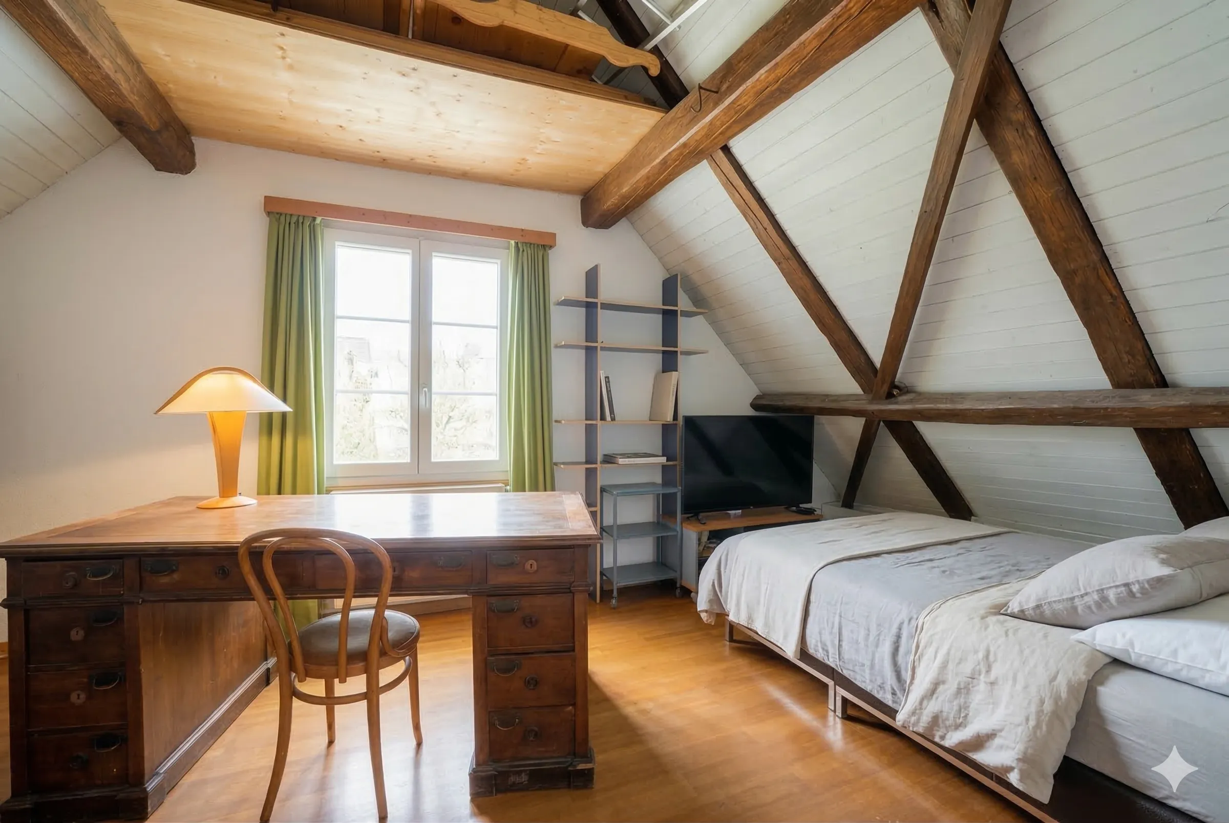 Historisches MFH mit 3 Einheiten und privatem Seepark mit EFH in Richterswil - 63