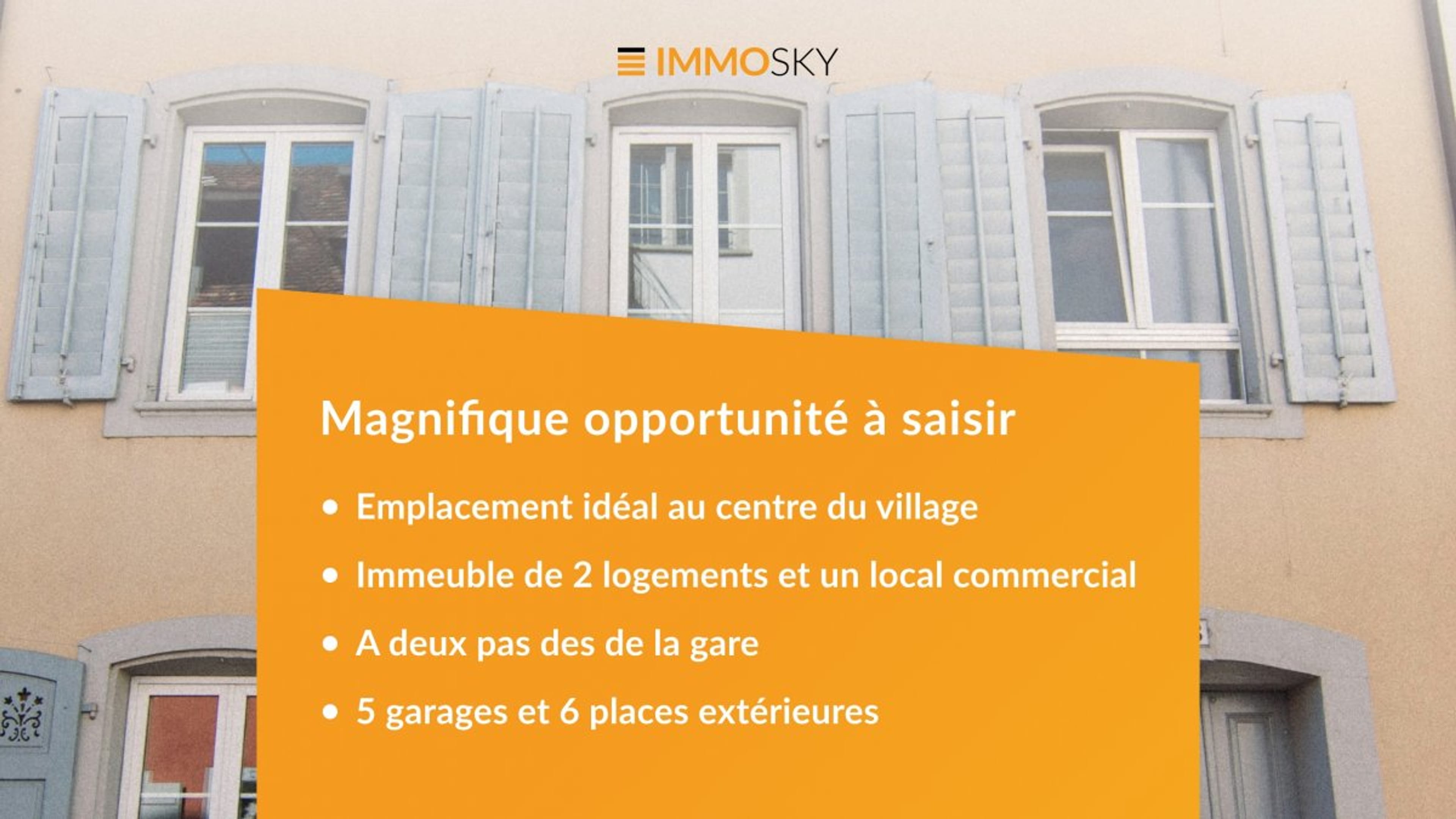 Investissez dans ce magnifique immeuble de rendement - Bild 1
