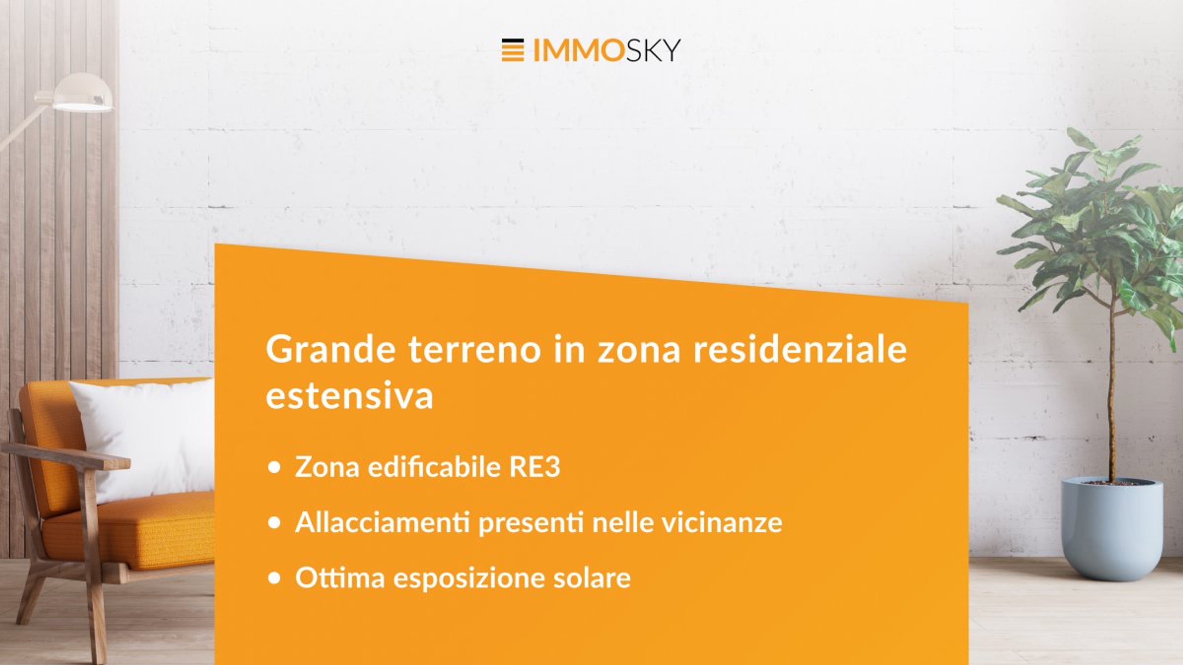 Grande particella RE3 in zona residenziale estensiva - Bild 1