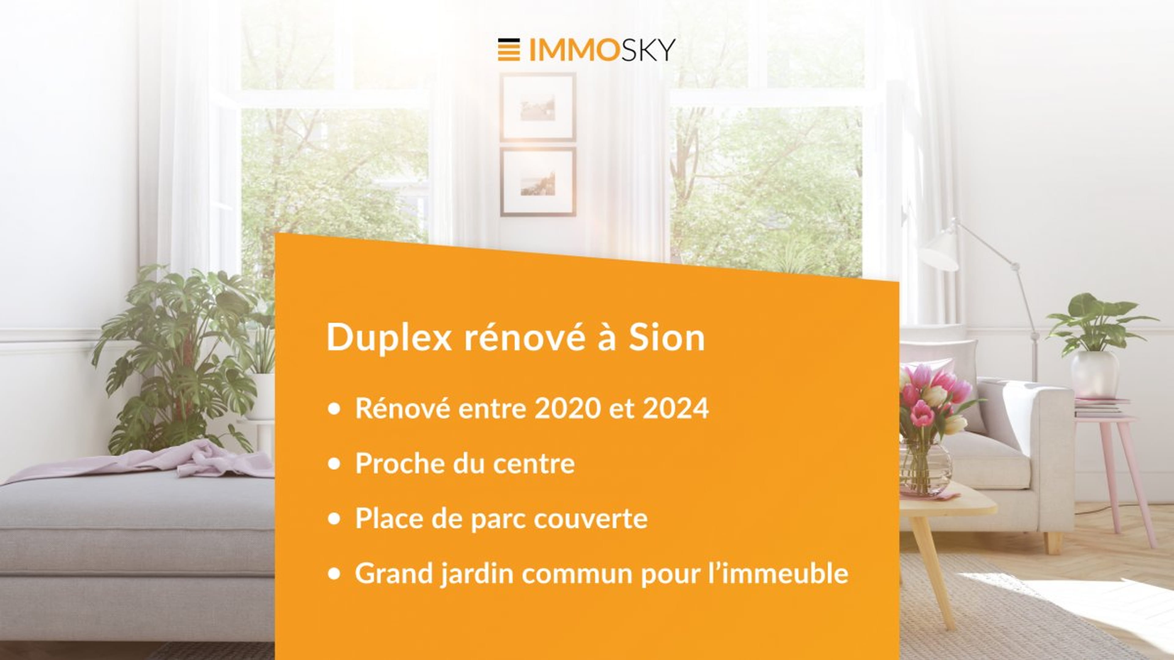 Duplex rénové à Sion - Quartier Gravelone - Bild 1
