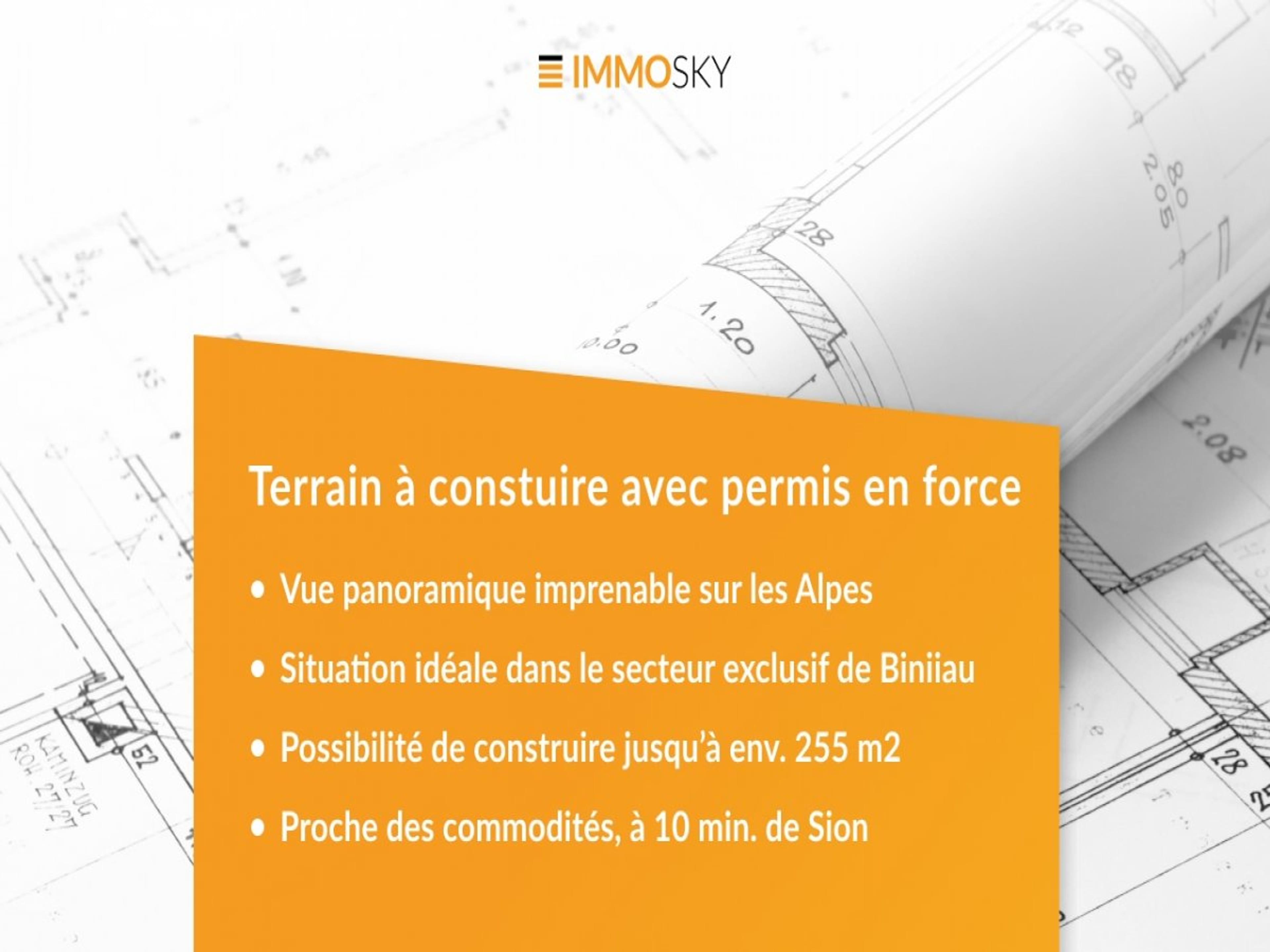 Terrain à construire avec permis en force - Bild 1