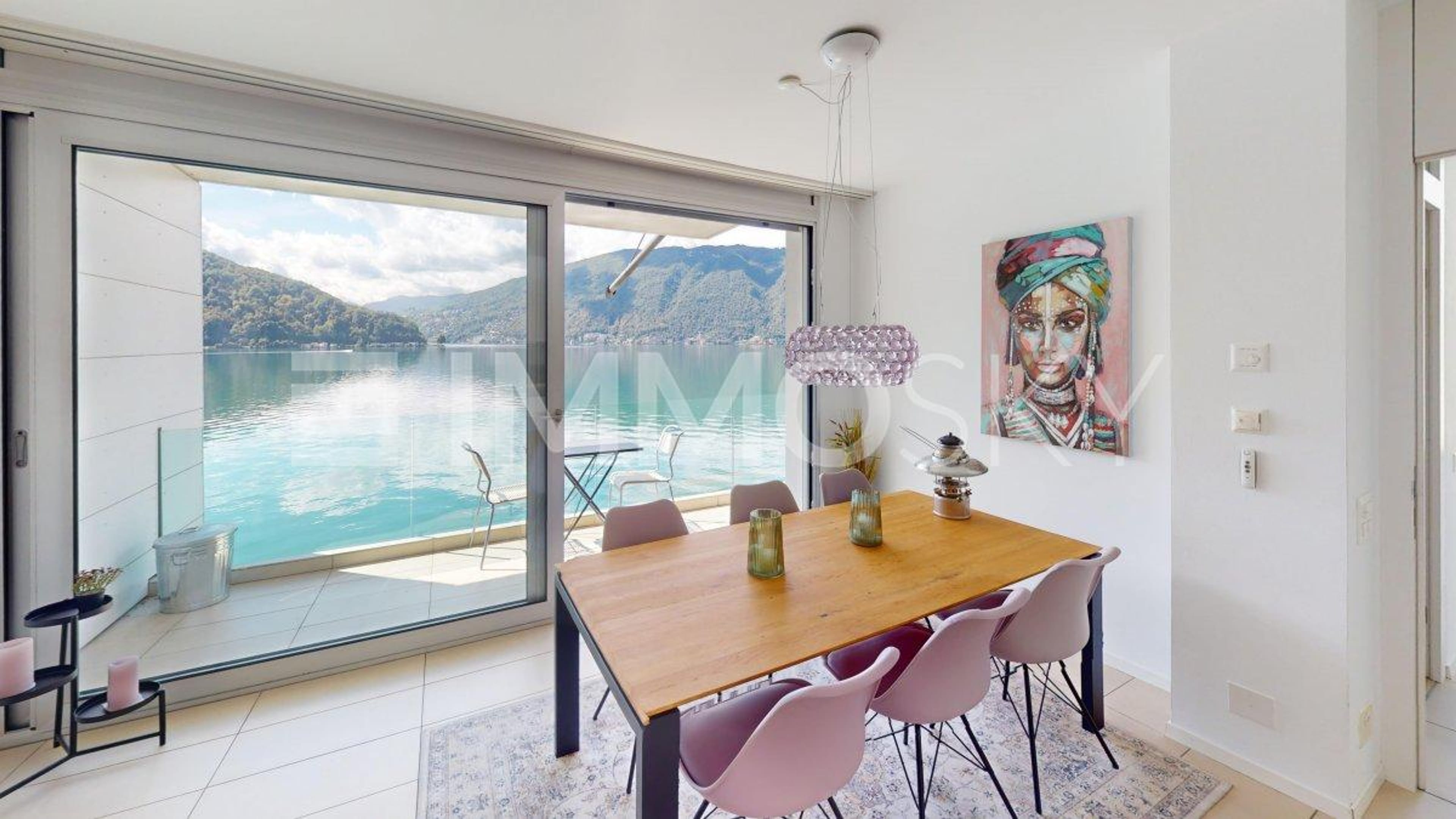 Elegante villa a Bissone con accesso diretto al lago di Lugano - Bild 3