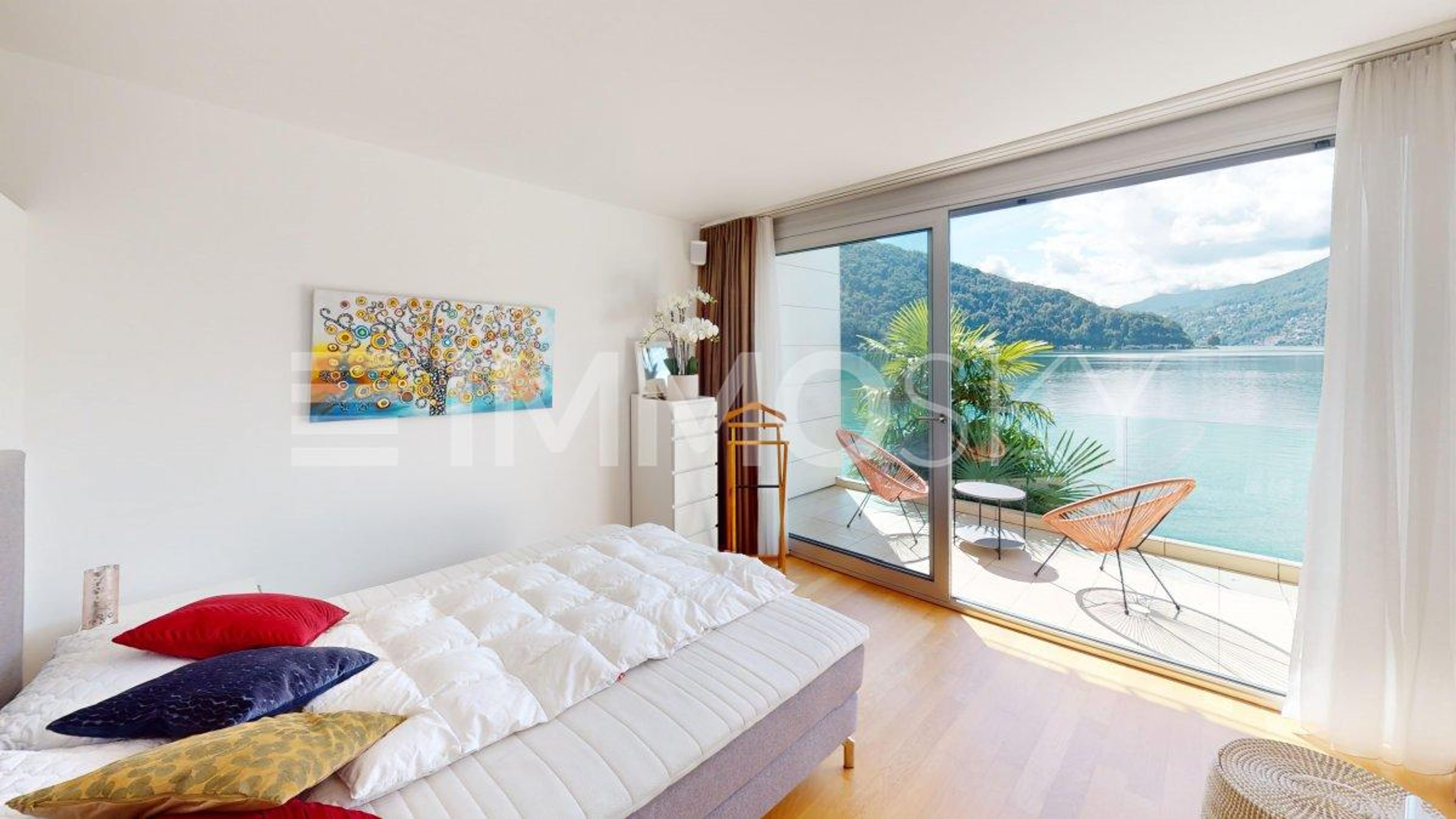 Elegante villa a Bissone con accesso diretto al lago di Lugano - Bild 2