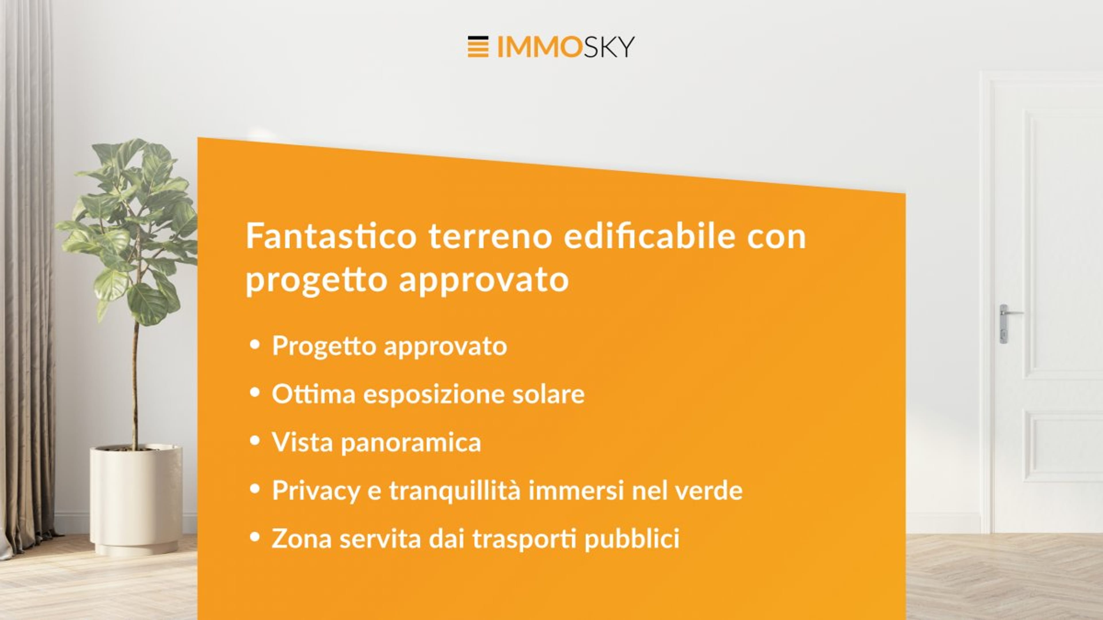 Fantastico terreno edificabile con progetto approvato - Bild 1