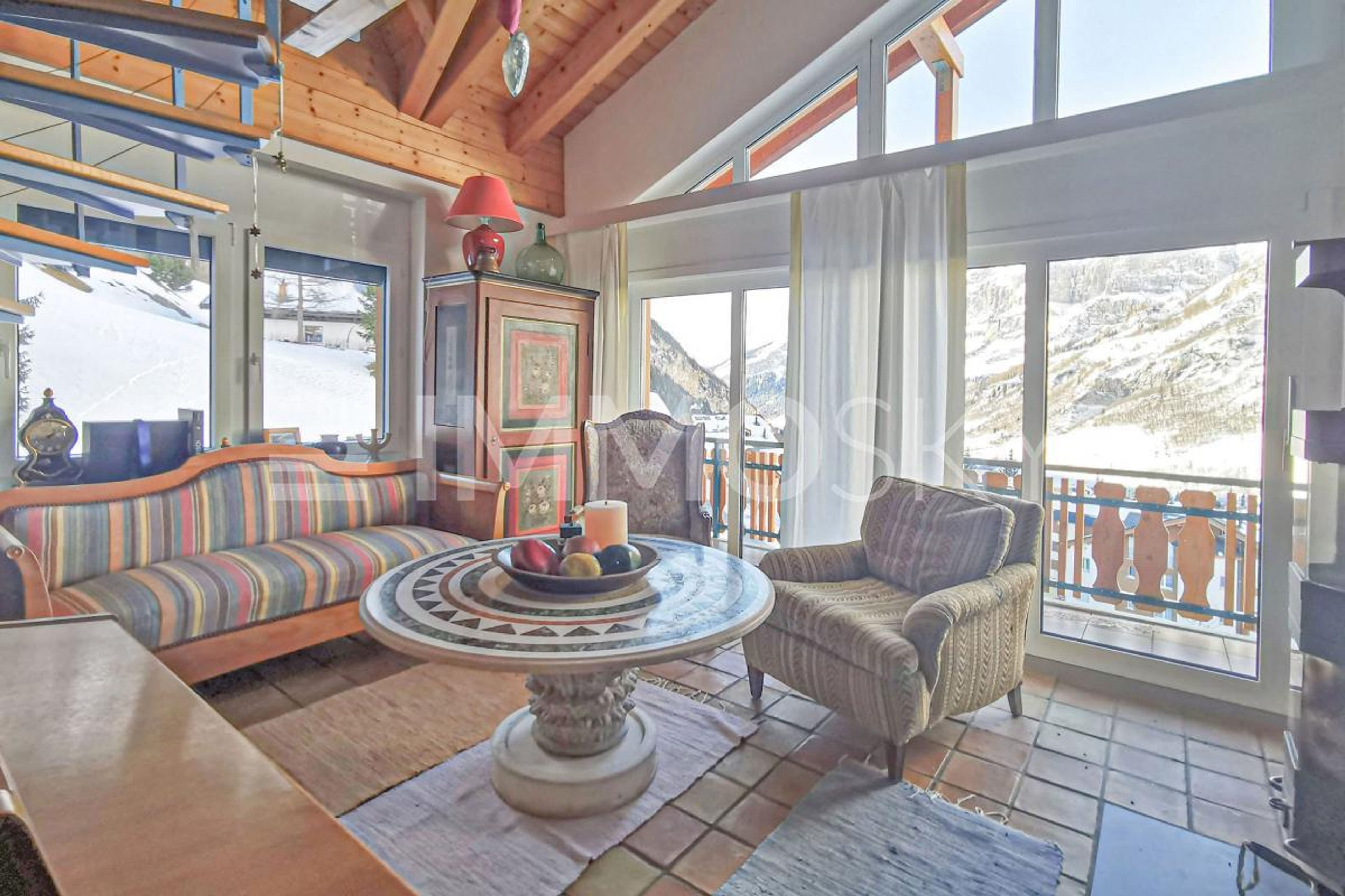 VIRTUAL TOUR Ferienwohnung mit Aussicht in Leukerbad - Bild 2
