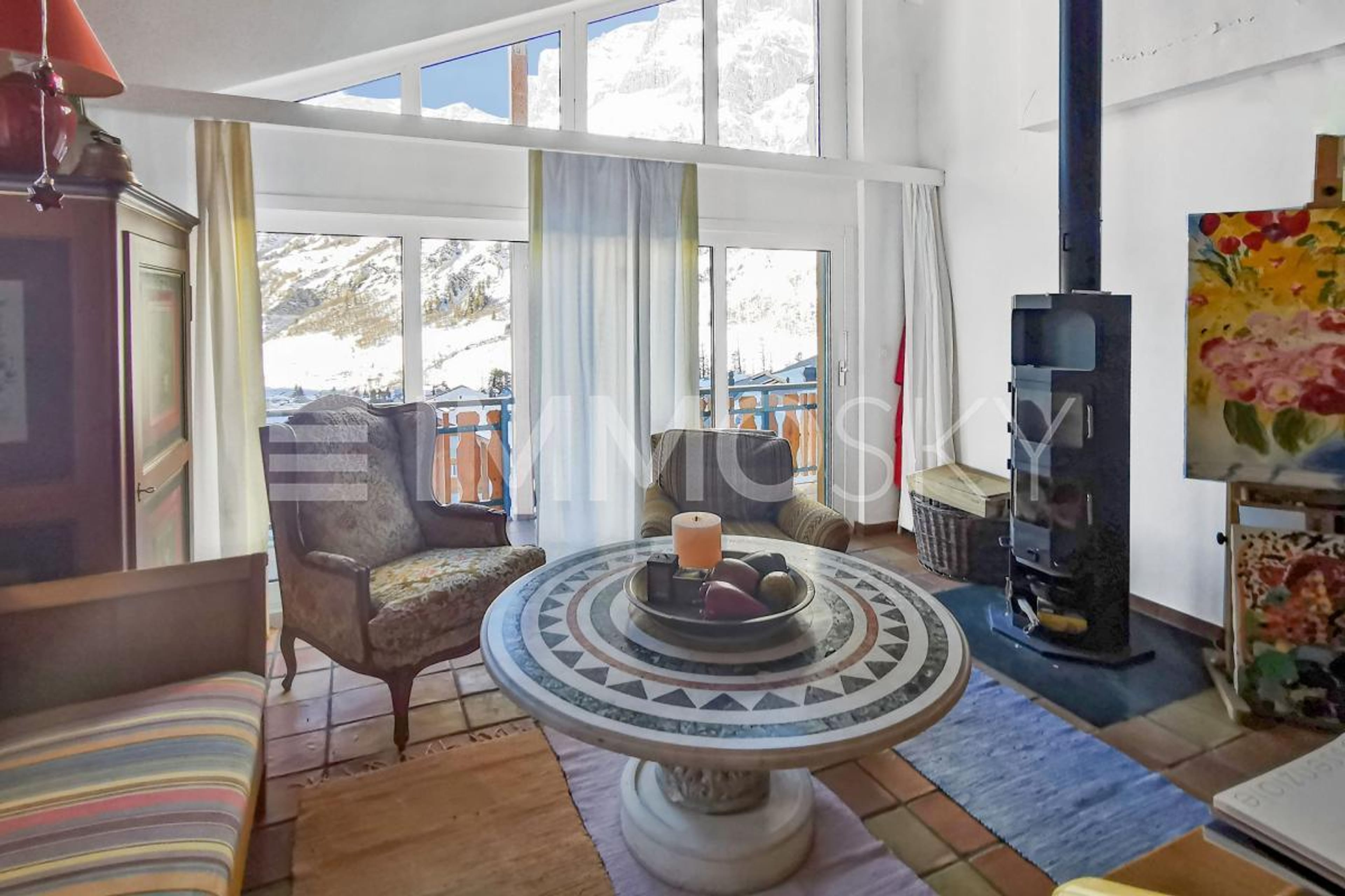 VIRTUAL TOUR Ferienwohnung mit Aussicht in Leukerbad - Bild 4