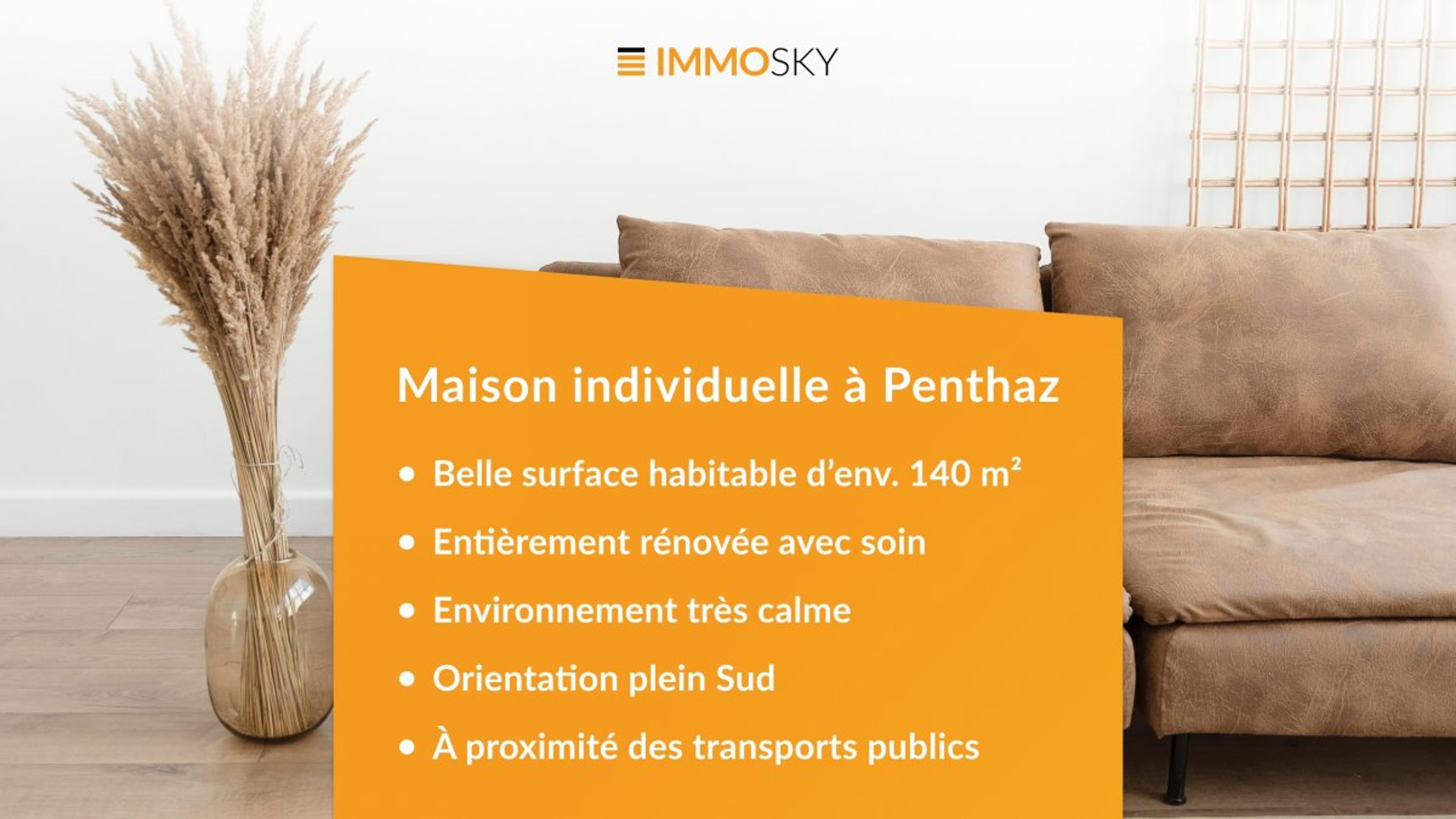 Magnifique maison individuelle avec grand jardin à Penthaz - Bild 1
