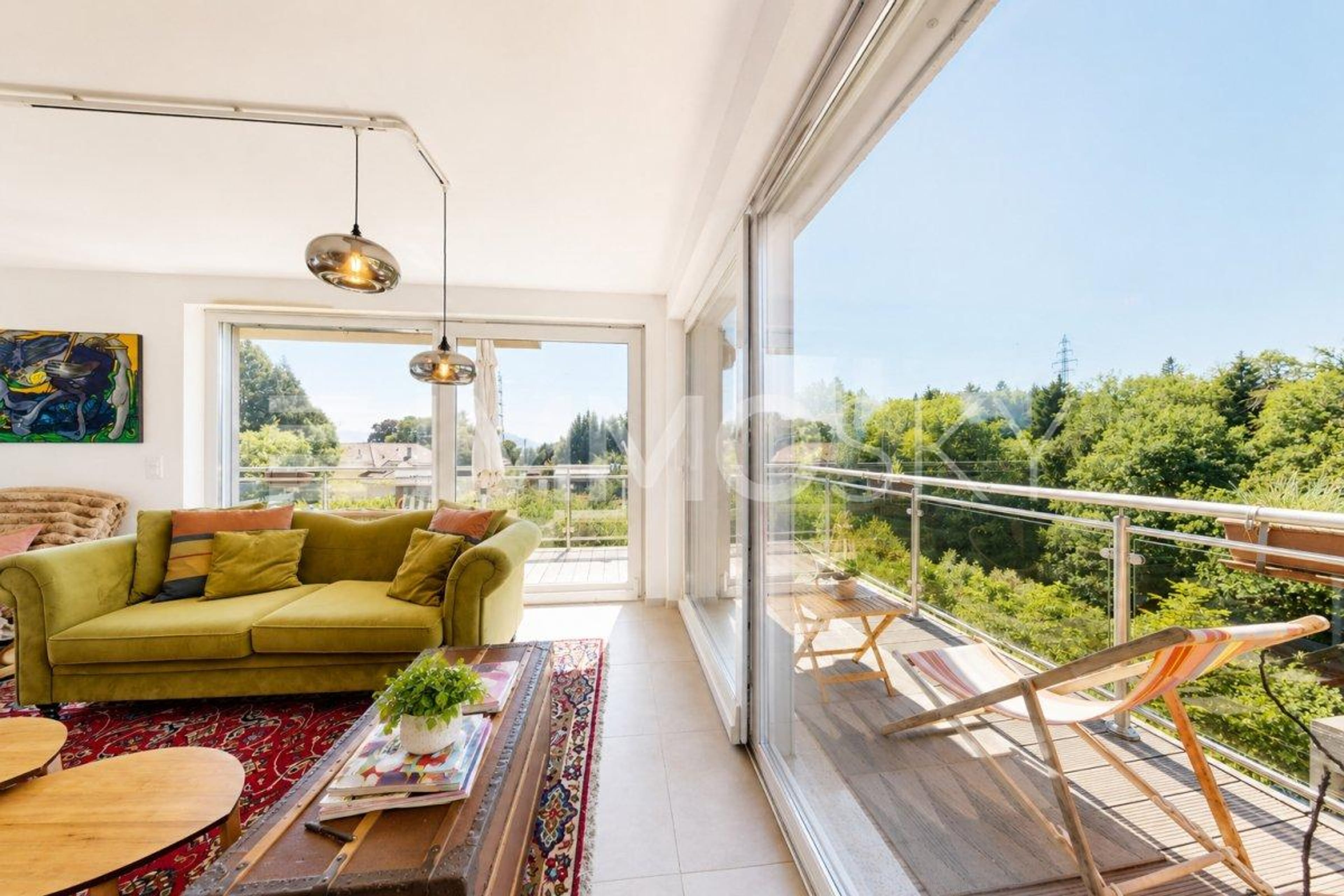 Lausanne : Magnifique 4.5 pièces avec grand balcon et vue sur la forêt - Bild 1