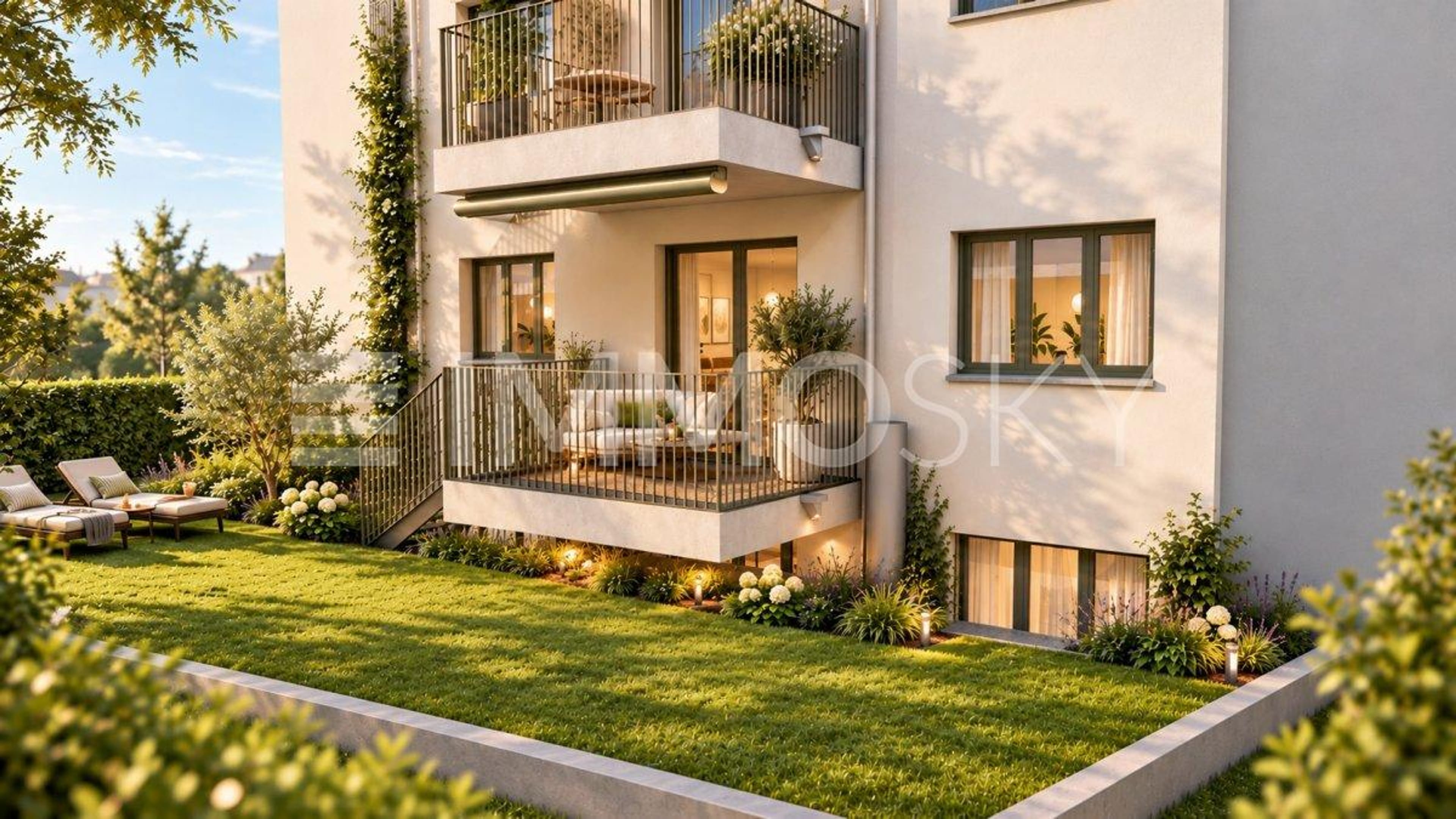 Stadtleben mit Grünblick  ein Zuhause mit Garten - Bild 2