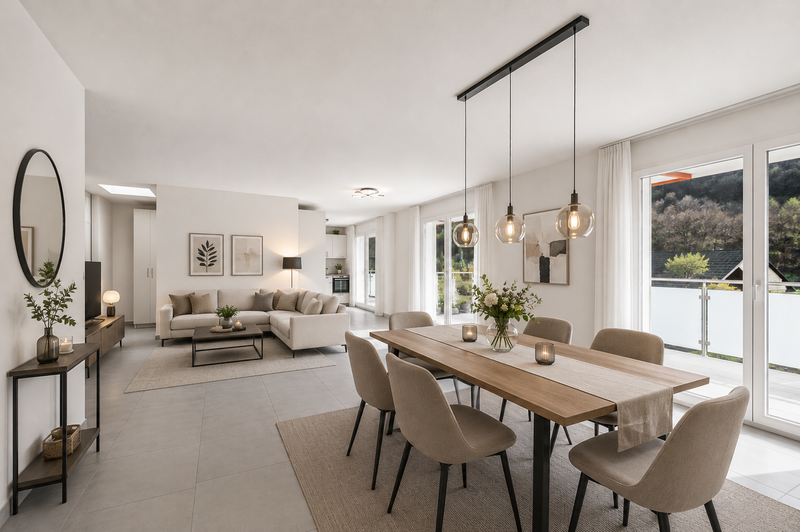 4.5-Zimmer-Attikawohnung mit grosser Dachterrasse!