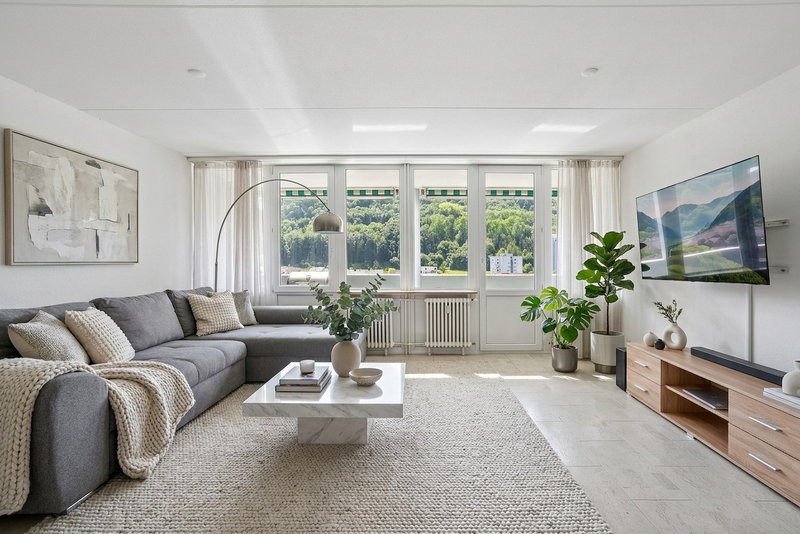 Panoramablick inklusive – Exklusive 2.5-Zimmer-Wohnung in Baden